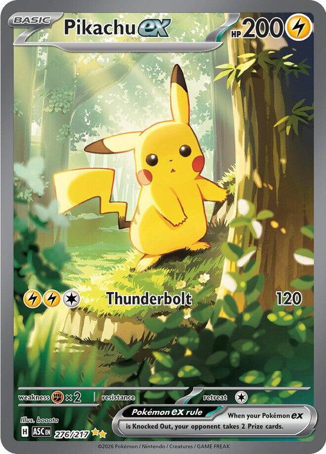 Pikachu ex (276/217) [Mega Evolution: Ascended Heroes] | Exor Games New Glasgow