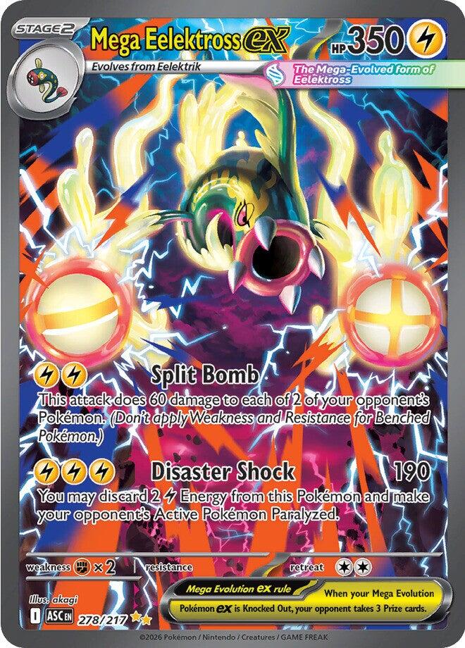 Mega Eelektross ex (278/217) [Mega Evolution: Ascended Heroes] | Exor Games New Glasgow