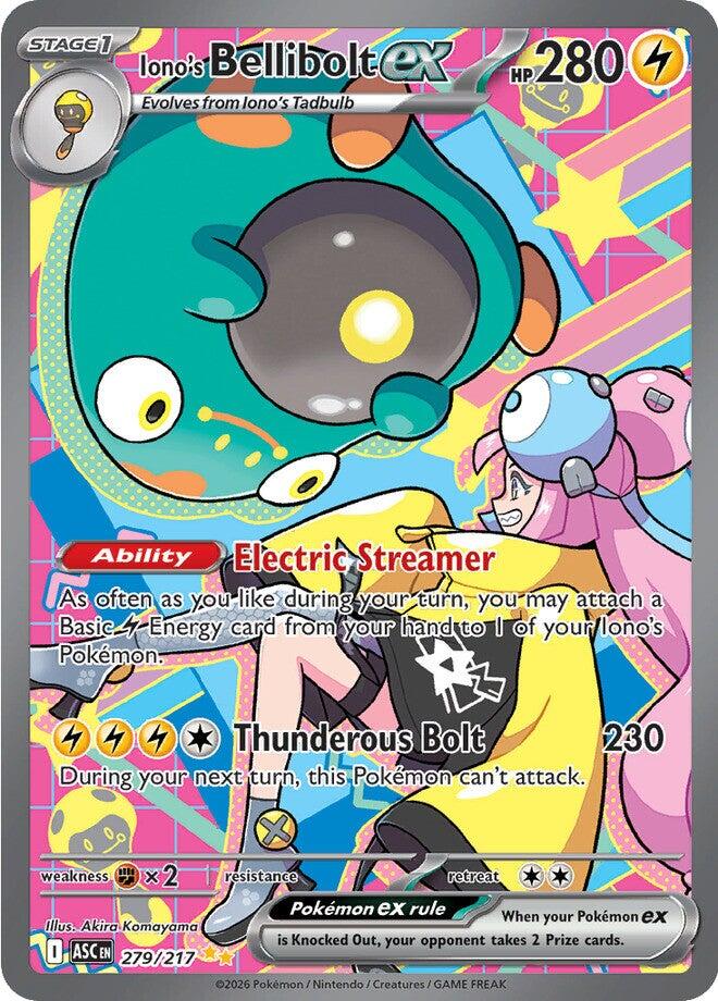 Iono's Bellibolt ex (279/217) [Mega Evolution: Ascended Heroes] | Exor Games New Glasgow