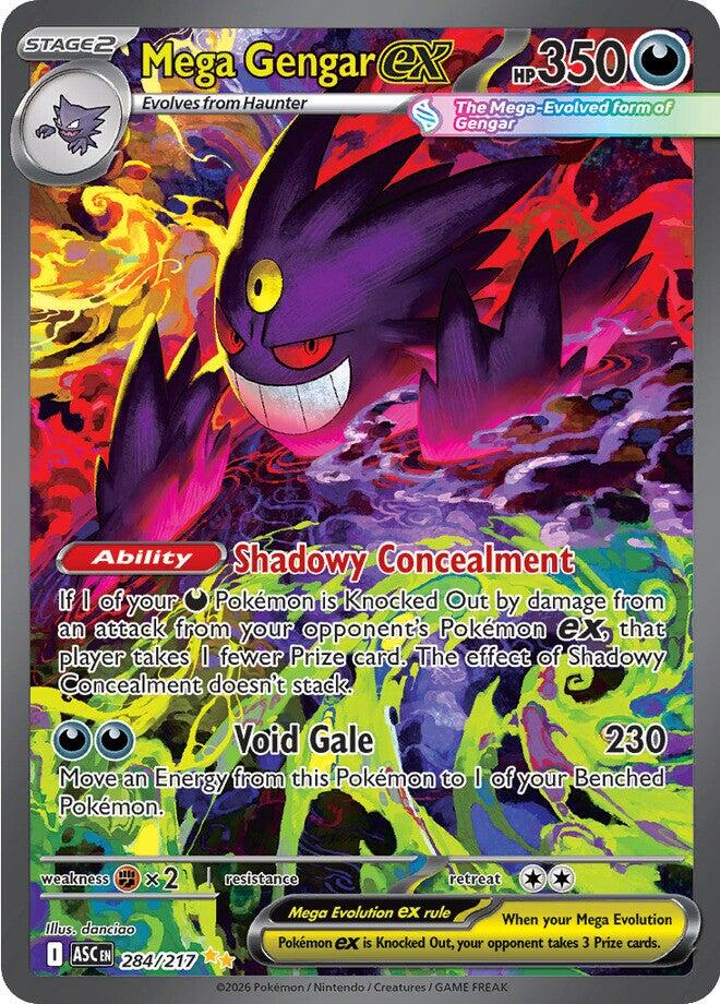 Mega Gengar ex (284/217) [Mega Evolution: Ascended Heroes] | Exor Games New Glasgow
