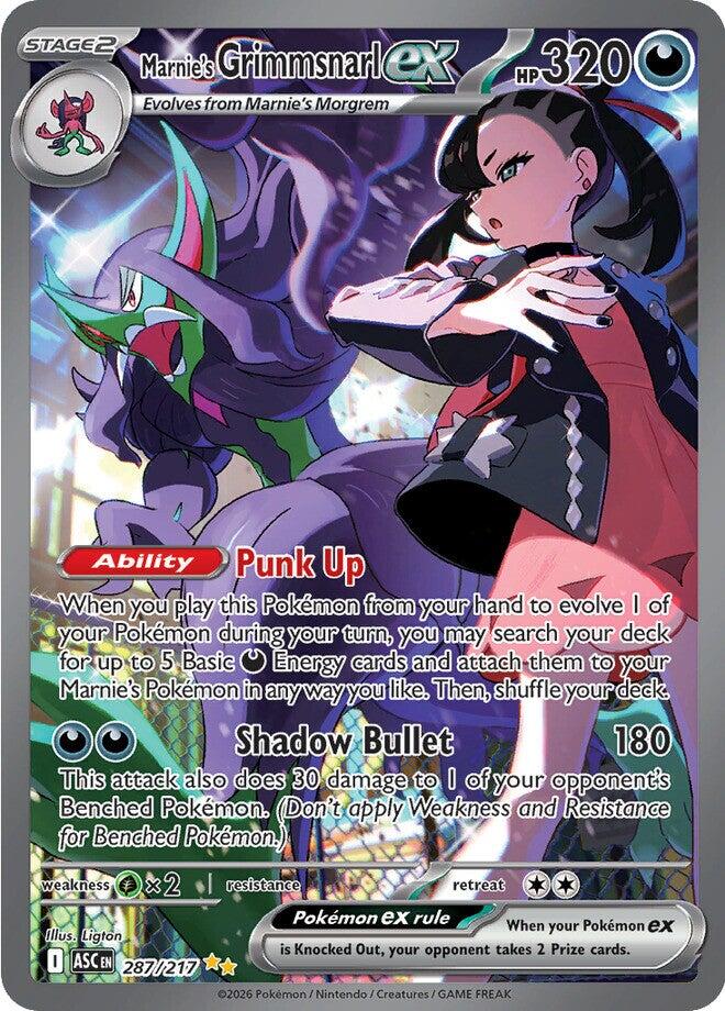 Marnie's Grimmsnarl ex (287/217) [Mega Evolution: Ascended Heroes] | Exor Games New Glasgow