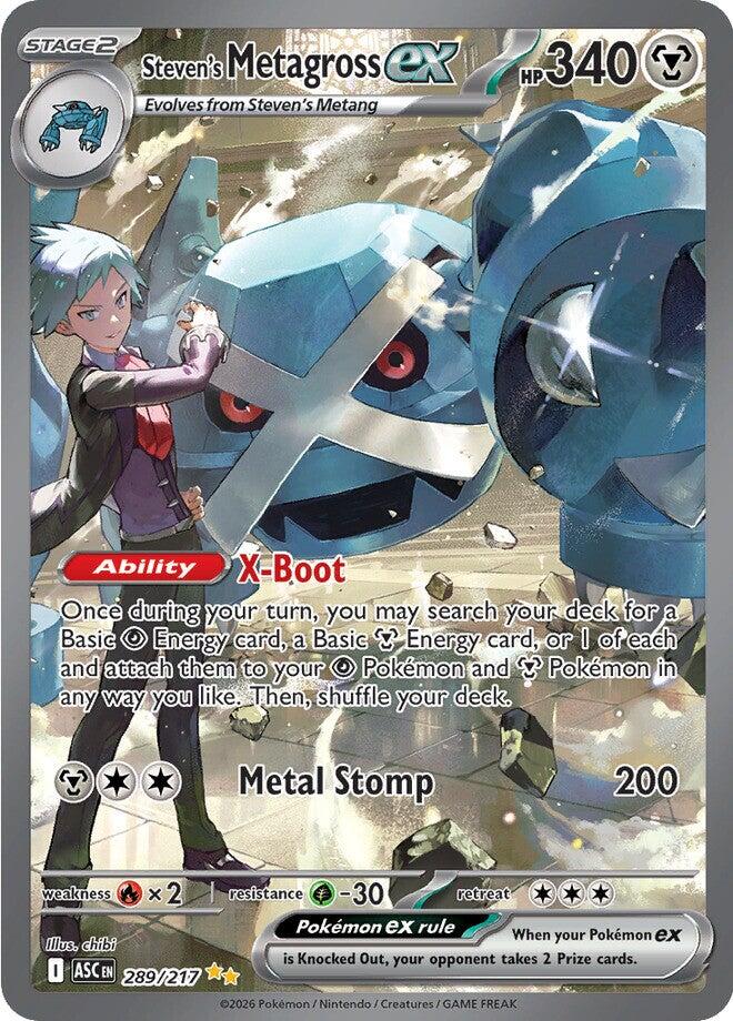 Steven's Metagross ex (289/217) [Mega Evolution: Ascended Heroes] | Exor Games New Glasgow