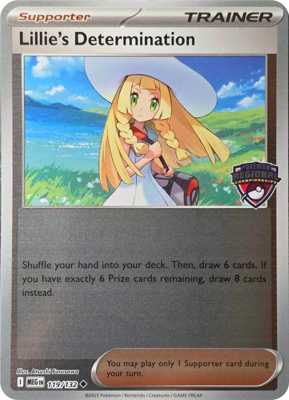Lillie's Determination (119/132) (Regional Championships) [League & Championship Cards] | Exor Games New Glasgow