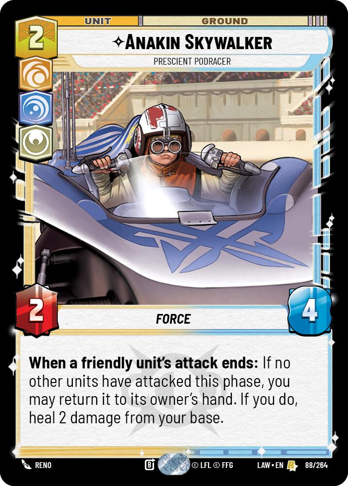 Anakin Skywalker - Prescient Podracer (88/264) (88/264) [A Lawless Time] | Exor Games New Glasgow