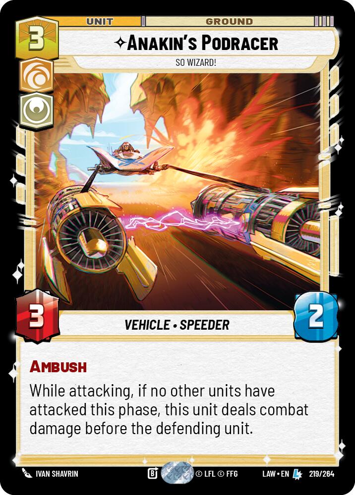 Anakin's Podracer - So Wizard! (219/264) (219/264) [A Lawless Time] | Exor Games New Glasgow