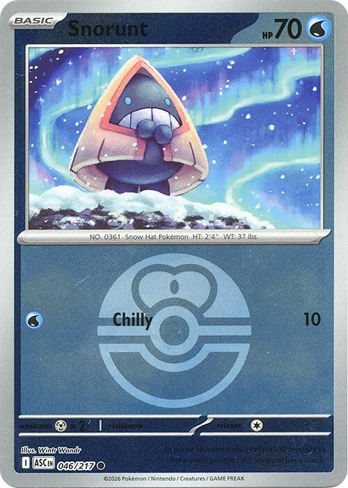Snorunt (046/217) (Love Ball) [Mega Evolution: Ascended Heroes] | Exor Games New Glasgow