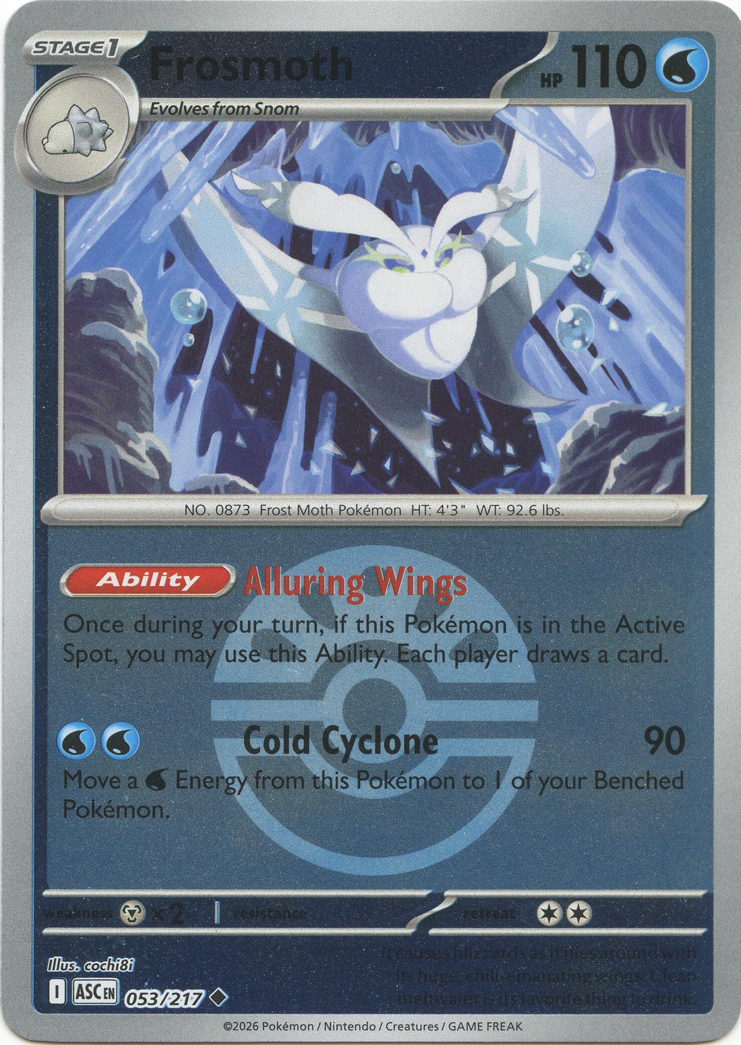 Frosmoth (053/217) (Friend Ball) [Mega Evolution: Ascended Heroes] | Exor Games New Glasgow