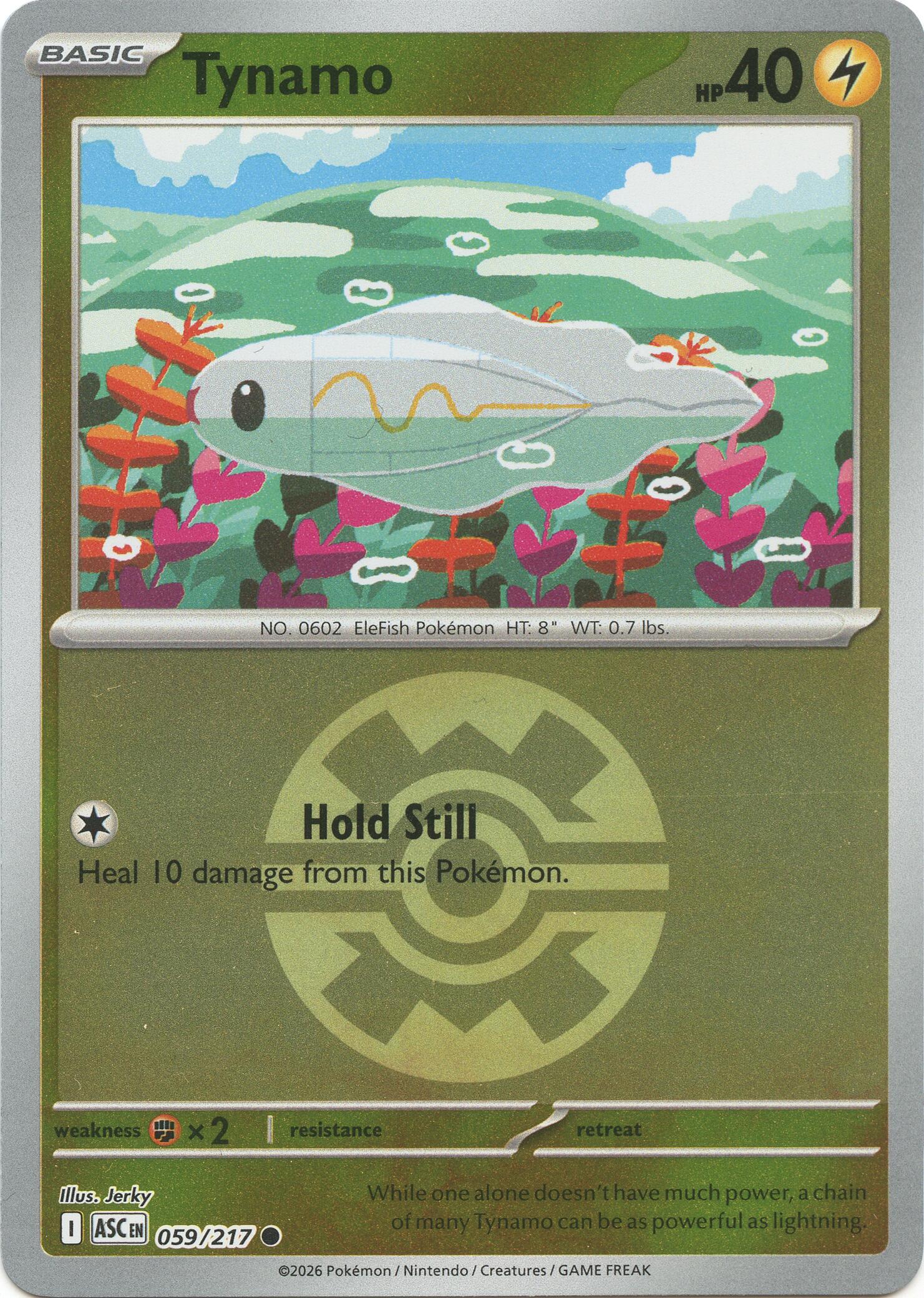 Tynamo (059/217) (Quick Ball) [Mega Evolution: Ascended Heroes] | Exor Games New Glasgow