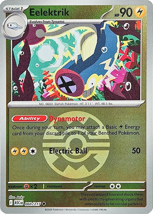 Eelektrik (060/217) (Quick Ball) [Mega Evolution: Ascended Heroes] | Exor Games New Glasgow
