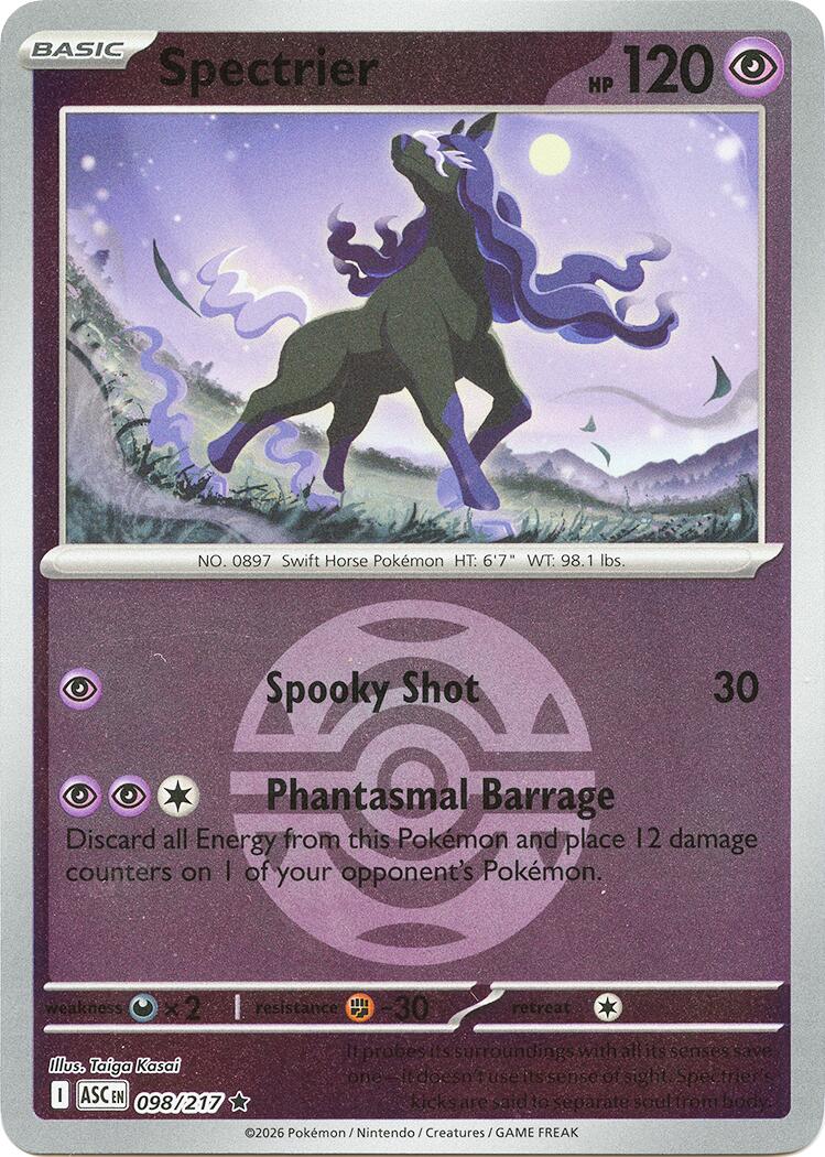 Spectrier (098/217) (Dusk Ball) [Mega Evolution: Ascended Heroes] | Exor Games New Glasgow