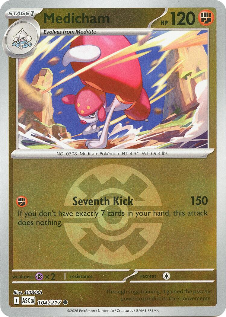 Medicham (104/217) (Quick Ball) [Mega Evolution: Ascended Heroes] | Exor Games New Glasgow