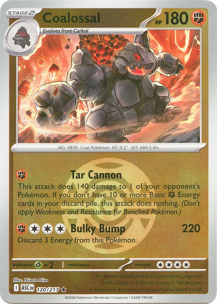 Coalossal (120/217) (Dusk Ball) [Mega Evolution: Ascended Heroes] | Exor Games New Glasgow