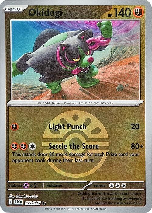 Okidogi (122/217) (Friend Ball) [Mega Evolution: Ascended Heroes] | Exor Games New Glasgow