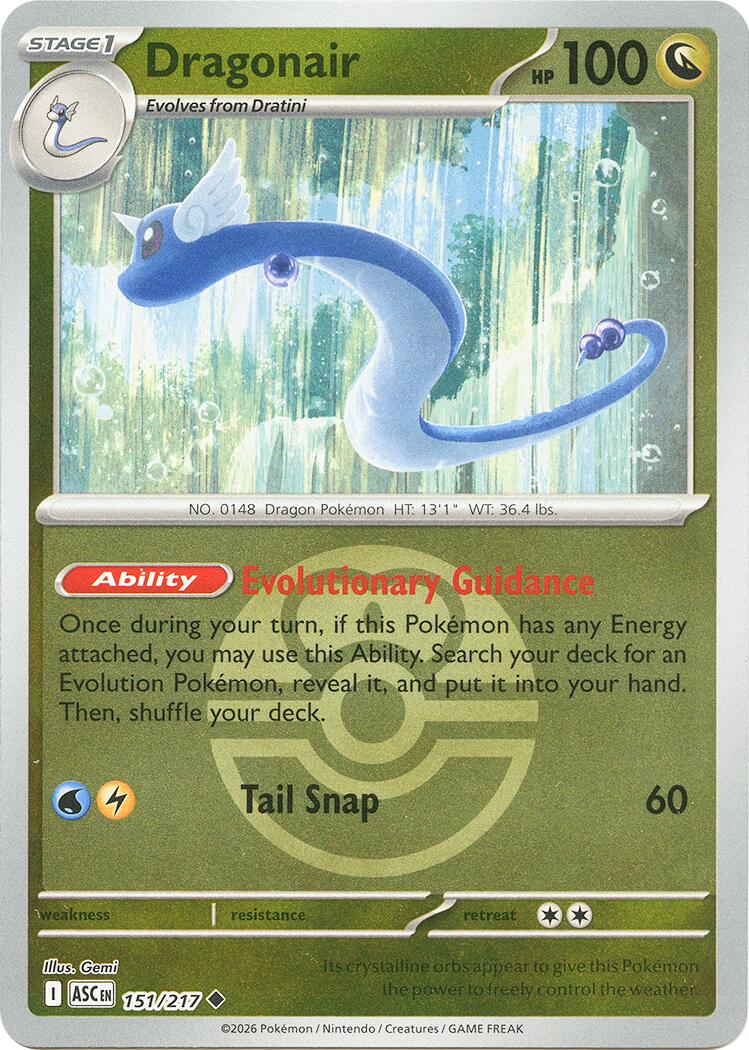 Dragonair (151/217) (Love Ball) [Mega Evolution: Ascended Heroes] | Exor Games New Glasgow
