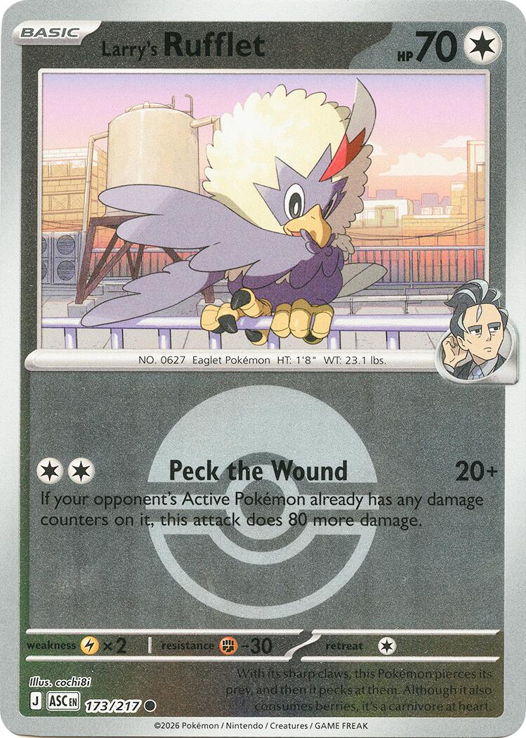 Larry's Rufflet (173/217) (Poke Ball) [Mega Evolution: Ascended Heroes] | Exor Games New Glasgow