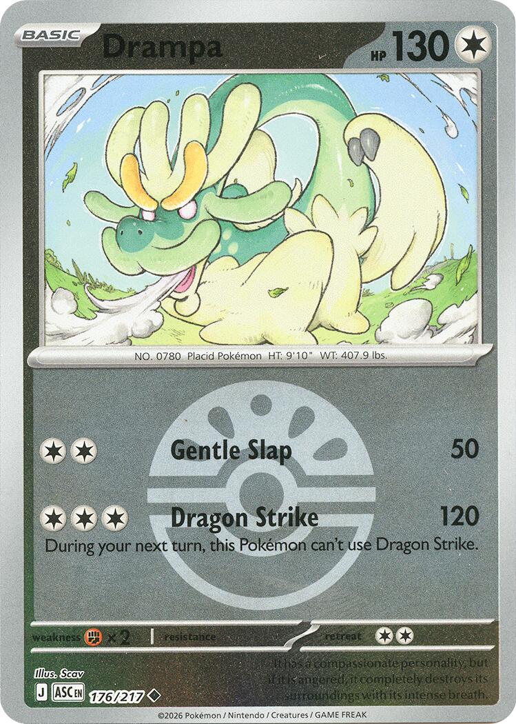 Drampa (176/217) (Friend Ball) [Mega Evolution: Ascended Heroes] | Exor Games New Glasgow