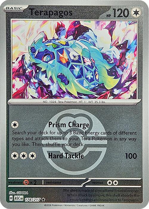 Terapagos (178/217) (Love Ball) [Mega Evolution: Ascended Heroes] | Exor Games New Glasgow