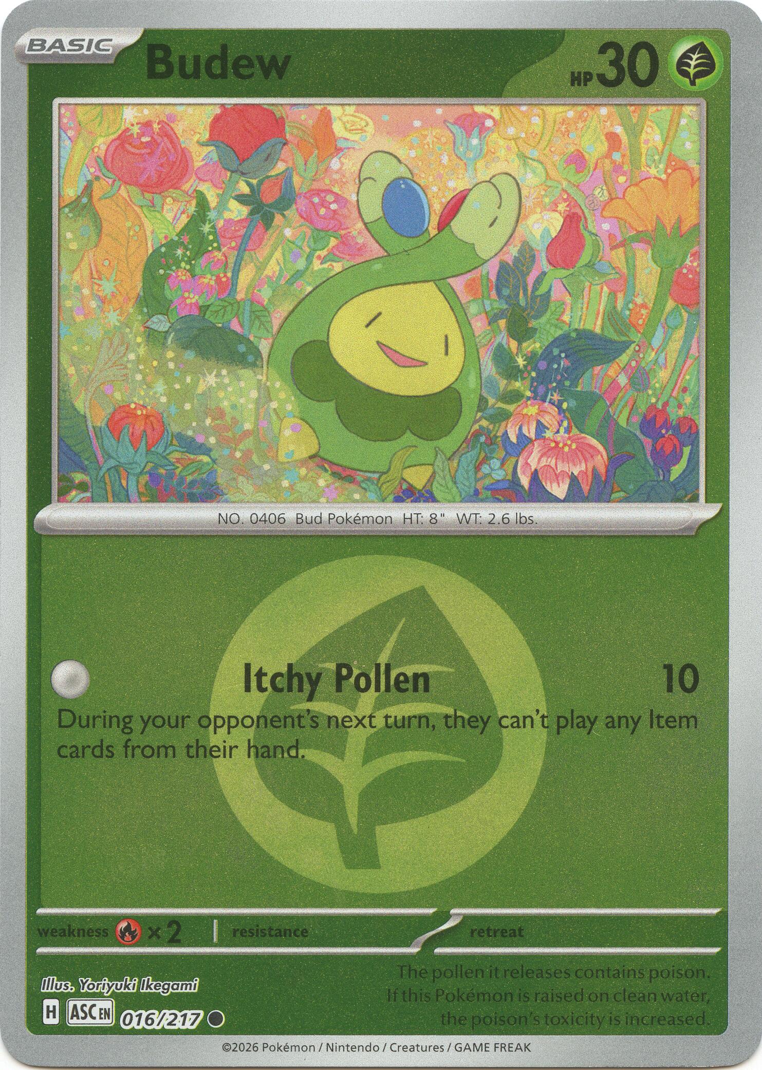 Budew (016/217) (Energy Symbol Pattern) [Mega Evolution: Ascended Heroes] | Exor Games New Glasgow