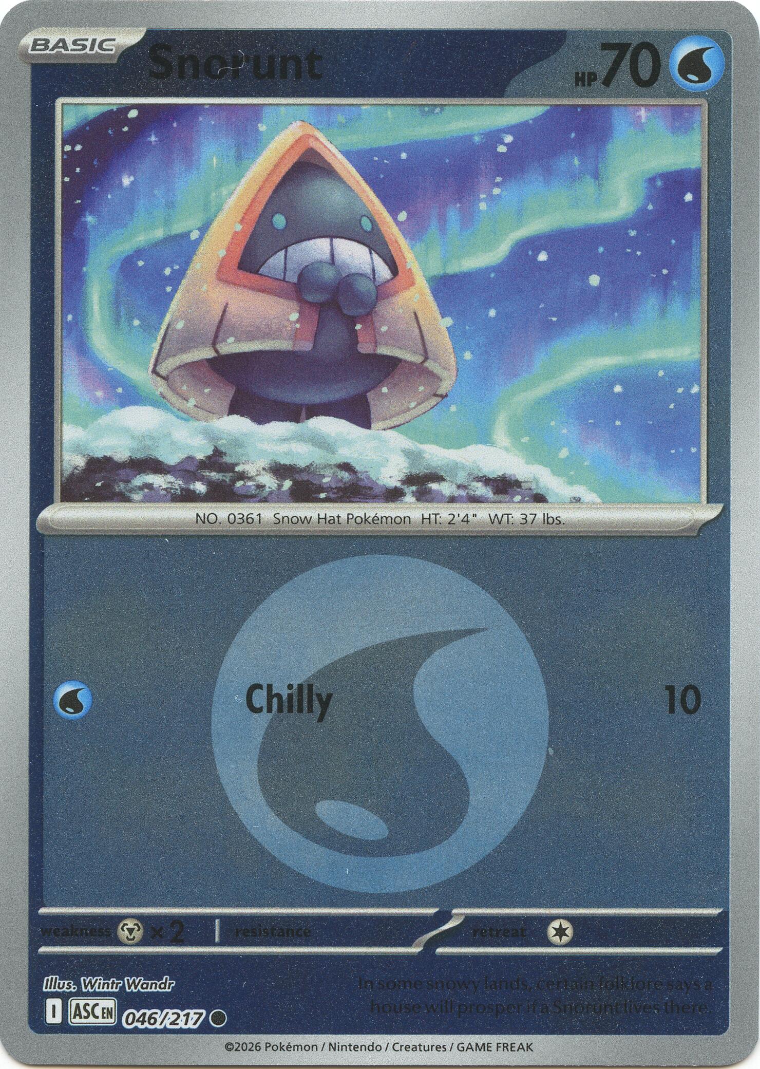 Snorunt (046/217) (Energy Symbol Pattern) [Mega Evolution: Ascended Heroes] | Exor Games New Glasgow