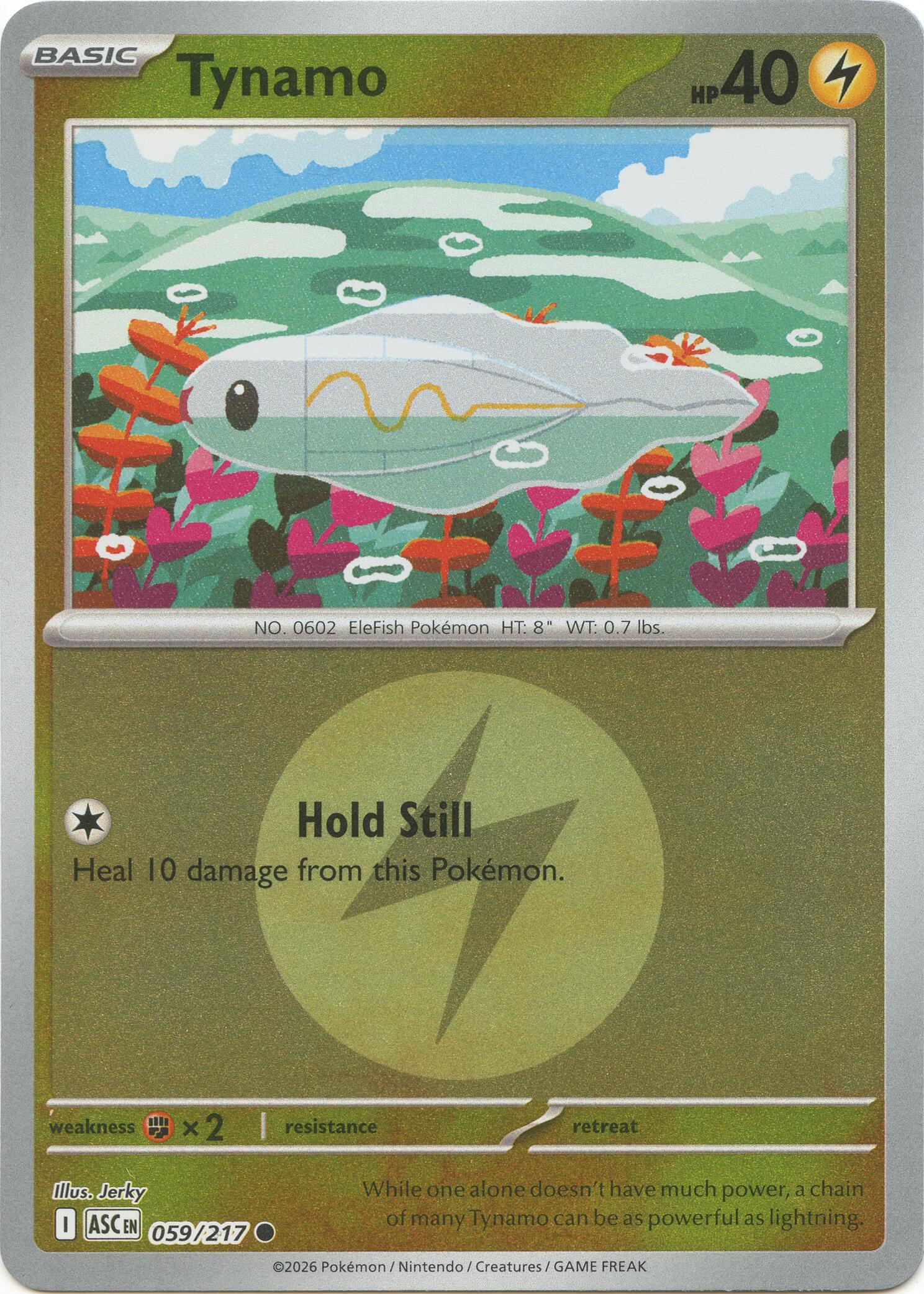 Tynamo (059/217) (Energy Symbol Pattern) [Mega Evolution: Ascended Heroes] | Exor Games New Glasgow