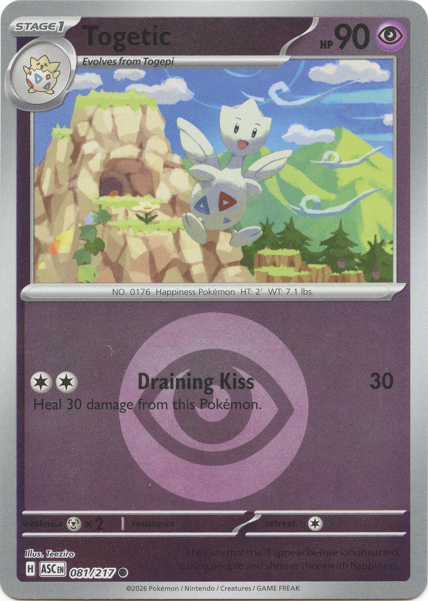 Togetic (081/217) (Energy Symbol Pattern) [Mega Evolution: Ascended Heroes] | Exor Games New Glasgow