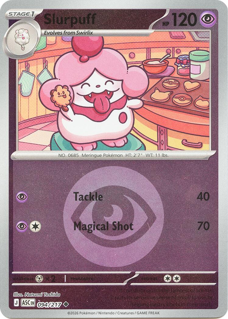 Slurpuff (094/217) (Energy Symbol Pattern) [Mega Evolution: Ascended Heroes] | Exor Games New Glasgow