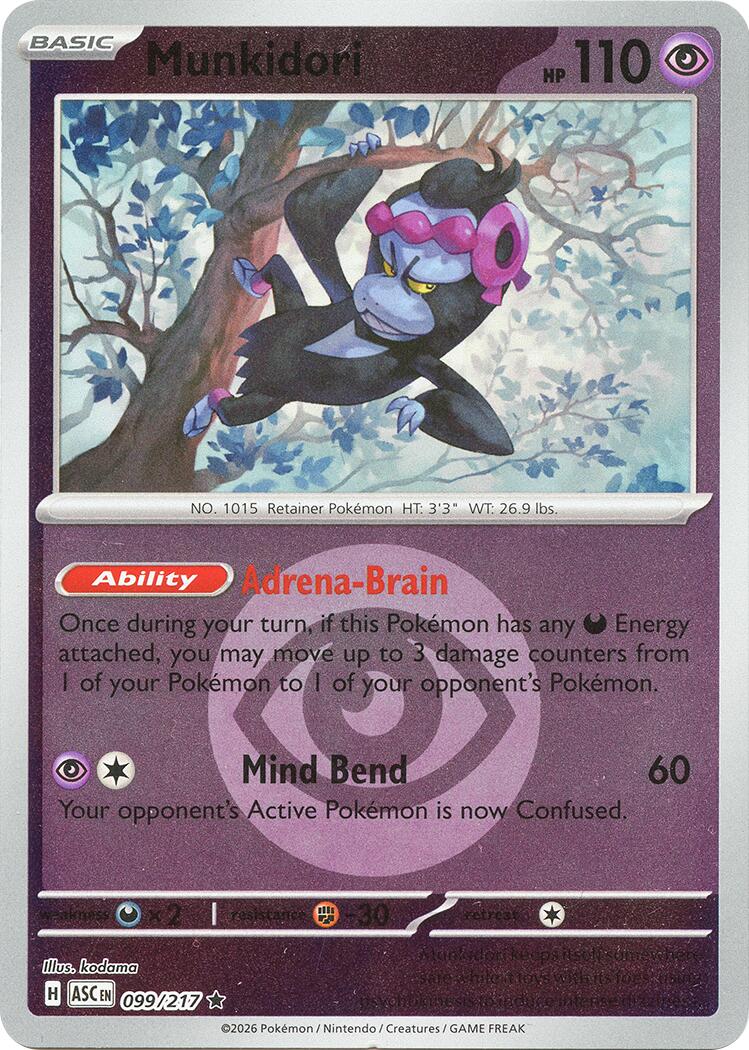 Munkidori (099/217) (Energy Symbol Pattern) [Mega Evolution: Ascended Heroes] | Exor Games New Glasgow