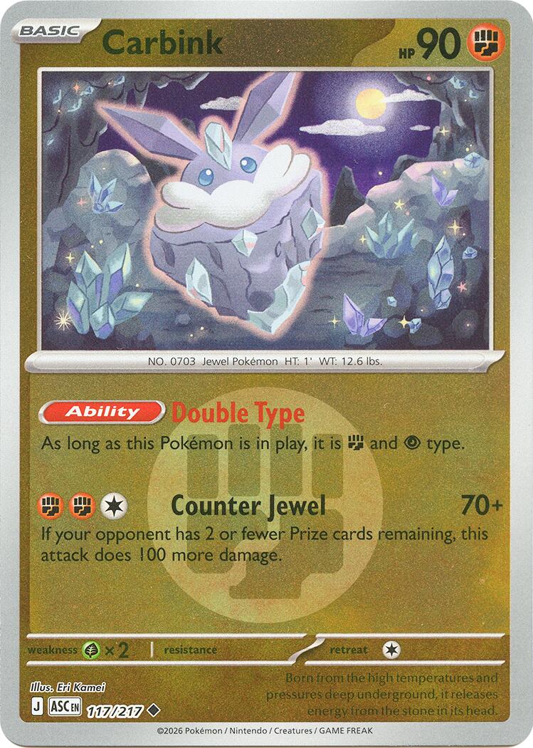 Carbink (117/217) (Energy Symbol Pattern) [Mega Evolution: Ascended Heroes] | Exor Games New Glasgow