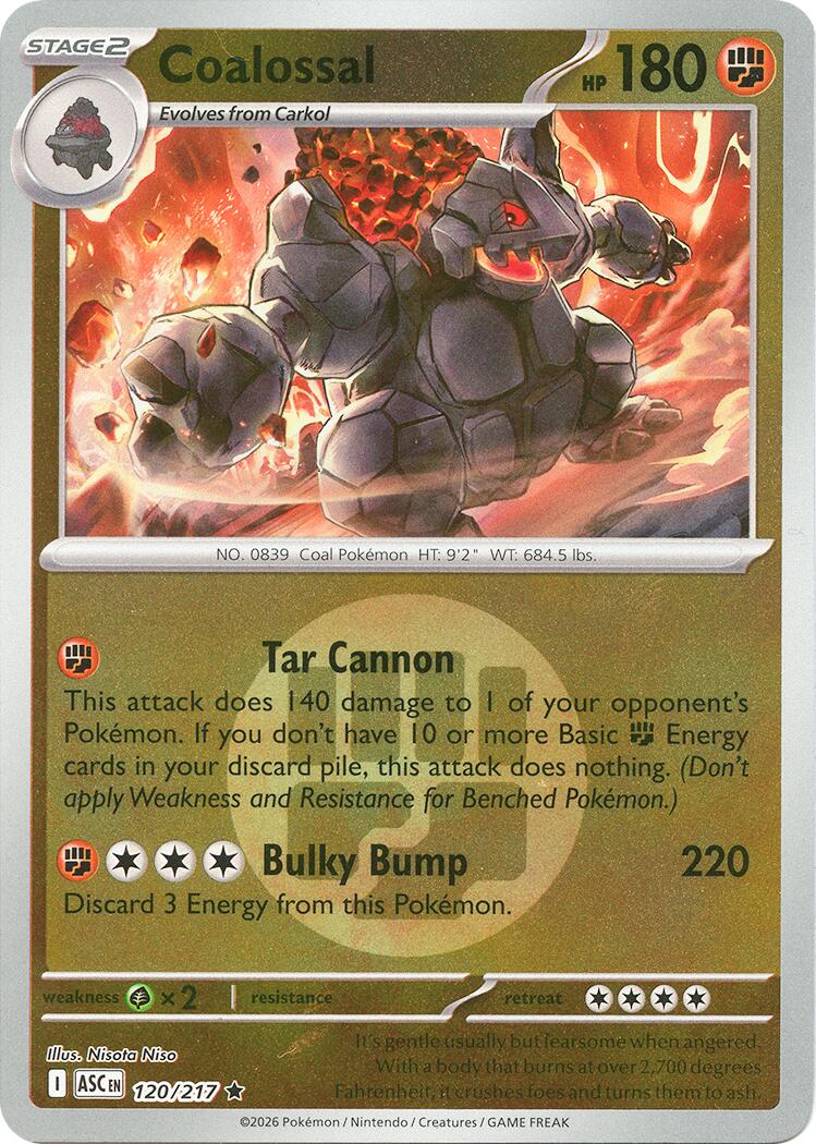 Coalossal (120/217) (Energy Symbol Pattern) [Mega Evolution: Ascended Heroes] | Exor Games New Glasgow
