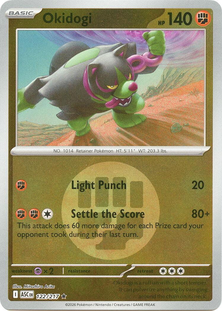 Okidogi (122/217) (Energy Symbol Pattern) [Mega Evolution: Ascended Heroes] | Exor Games New Glasgow