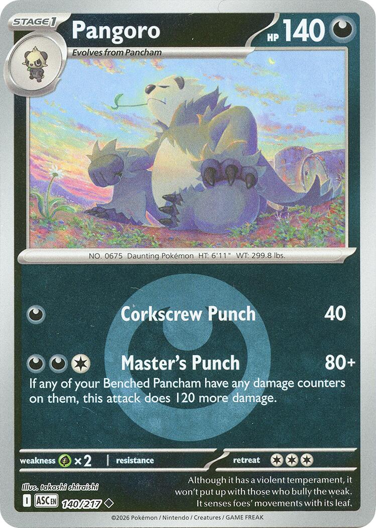 Pangoro (140/217) (Energy Symbol Pattern) [Mega Evolution: Ascended Heroes] | Exor Games New Glasgow