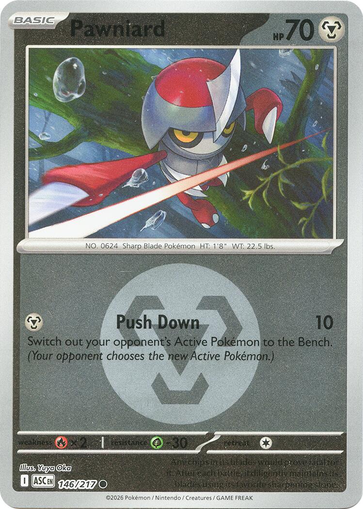 Pawniard (146/217) (Energy Symbol Pattern) [Mega Evolution: Ascended Heroes] | Exor Games New Glasgow