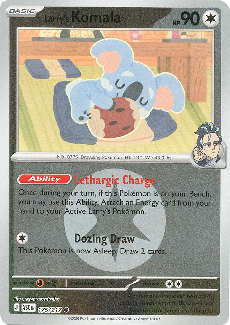 Larry's Komala (175/217) (Energy Symbol Pattern) [Mega Evolution: Ascended Heroes] | Exor Games New Glasgow
