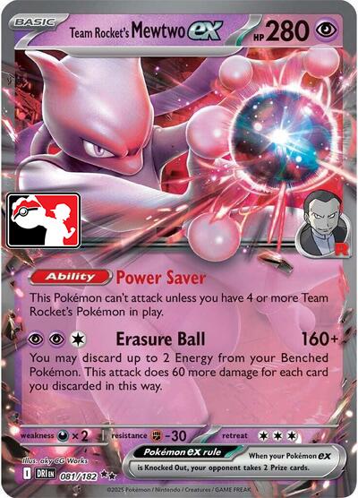Team Rocket's Mewtwo ex (079/217) [Prize Pack Series Eight] | Exor Games New Glasgow
