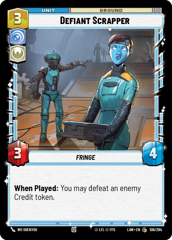 Defiant Scrapper (106/264) (106/264) [A Lawless Time] | Exor Games New Glasgow
