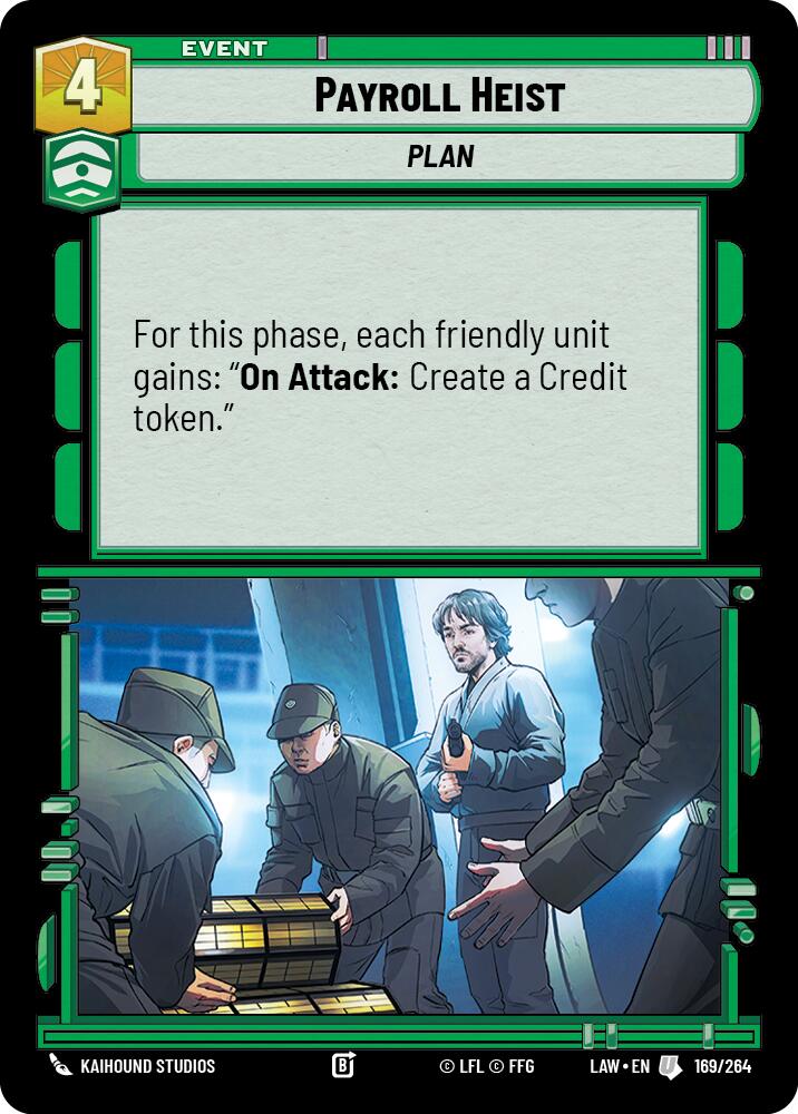 Payroll Heist (169/264) (169/264) [A Lawless Time] | Exor Games New Glasgow