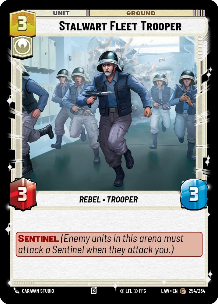 Stalwart Fleet Trooper (254/264) (254/264) [A Lawless Time] | Exor Games New Glasgow