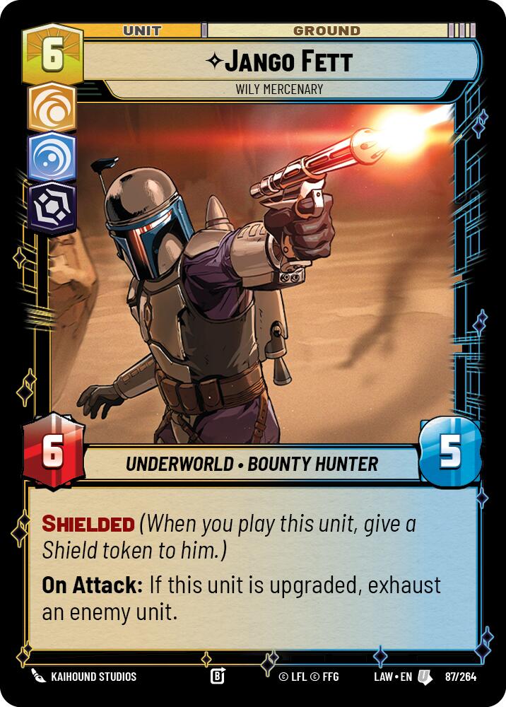 Jango Fett - Wily Mercenary (87/264) (87/264) [A Lawless Time] | Exor Games New Glasgow