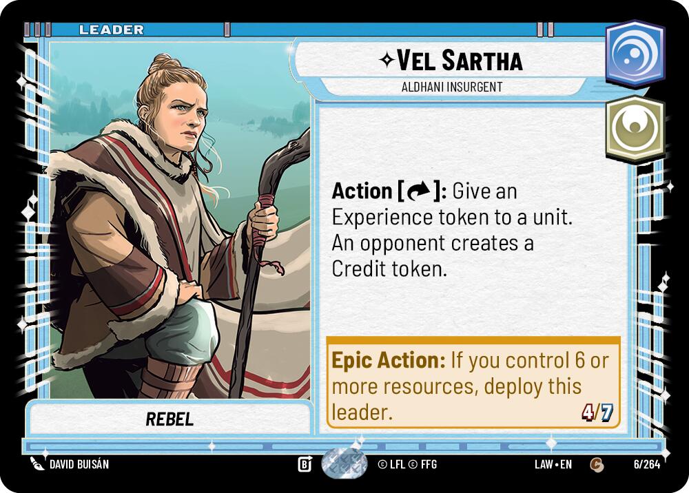 Vel Sartha - Aldhani Insurgent (6/264) (6/264) [A Lawless Time] | Exor Games New Glasgow