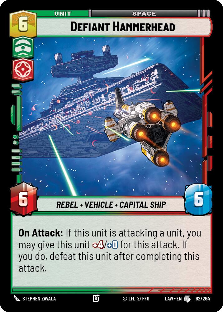 Defiant Hammerhead (62/264) (62/264) [A Lawless Time] | Exor Games New Glasgow