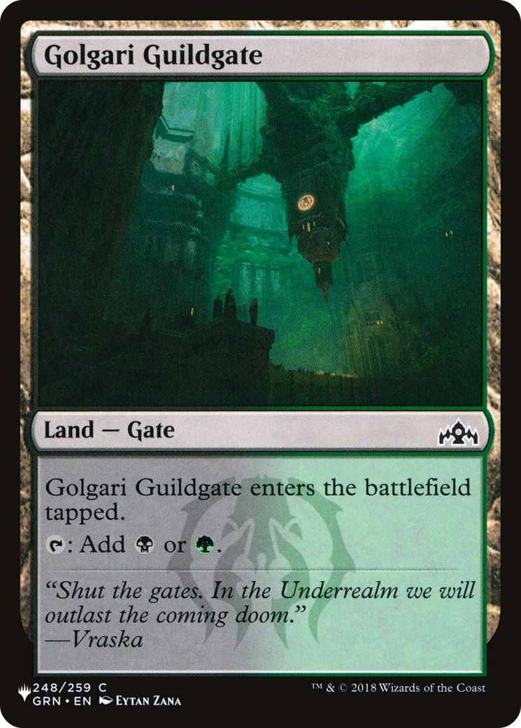 Golgari Guildgate [The List] | Exor Games New Glasgow