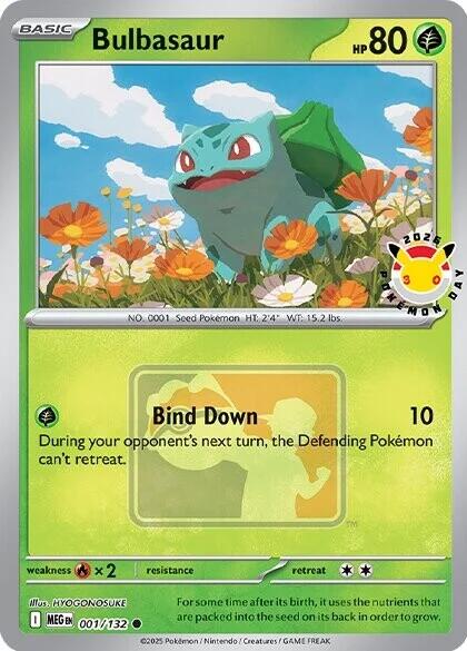 Bulbasaur (001/132) (Pokemon Day 2026) [Miscellaneous Cards] | Exor Games New Glasgow