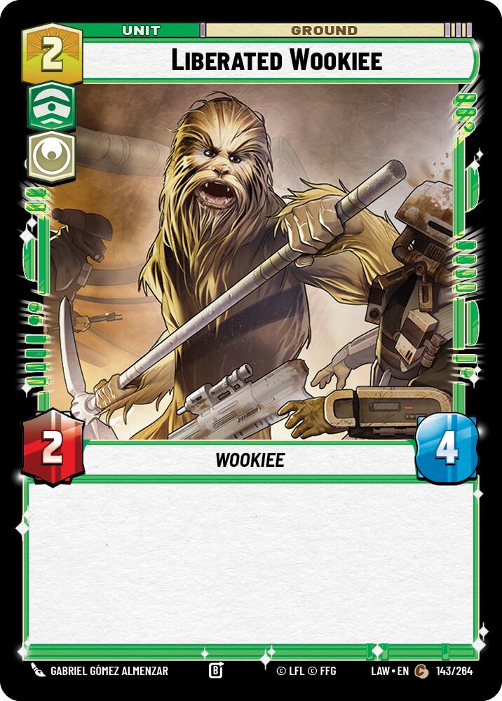 Liberated Wookie (143/264) (143/264) [A Lawless Time] | Exor Games New Glasgow