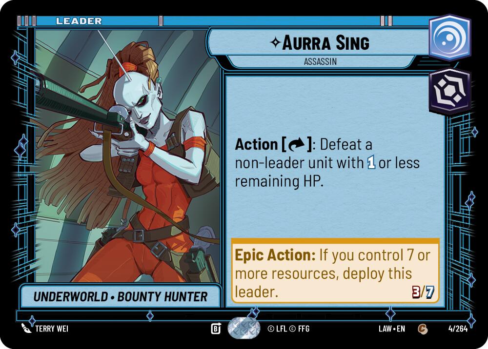 Aurra Sing - Assassin (4/264) (4/264) [A Lawless Time] | Exor Games New Glasgow