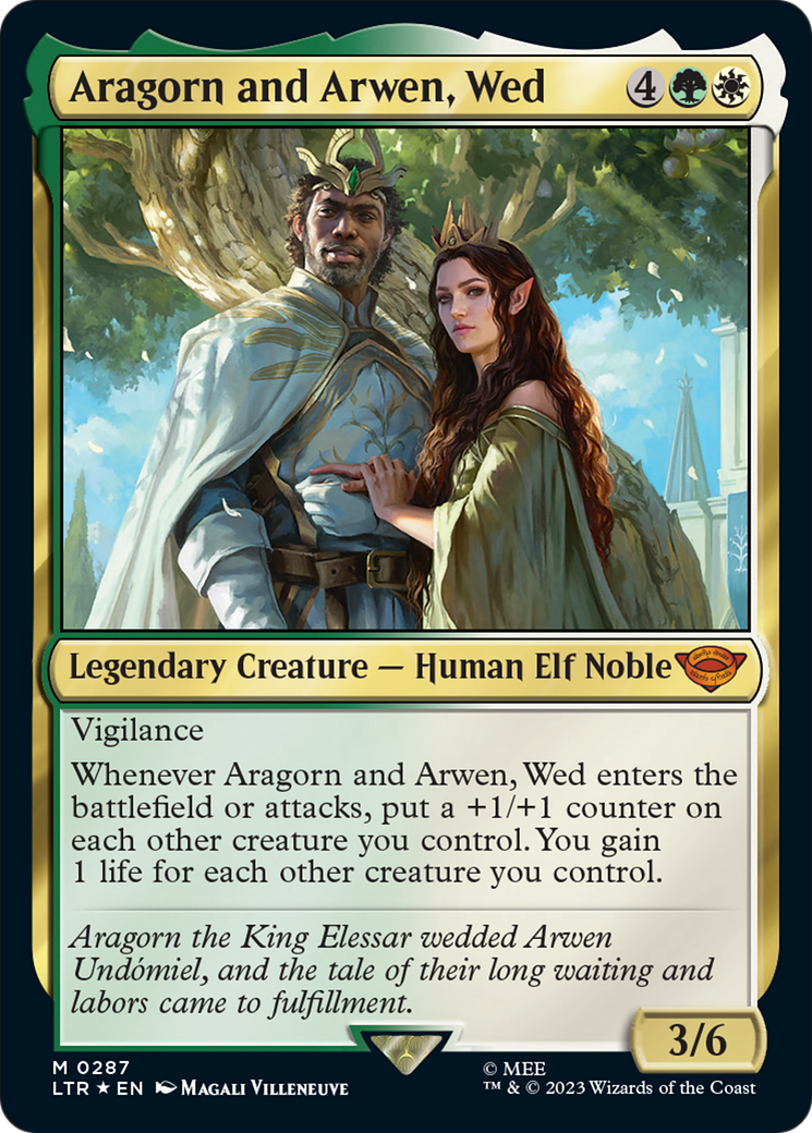 Aragorn and Arwen, Wed [The Lord of the Rings: Tales of Middle-Earth] | Exor Games New Glasgow