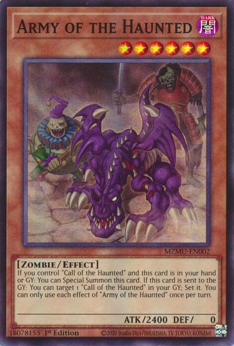 Army of the Haunted [MZMU-EN002] Super Rare | Exor Games New Glasgow