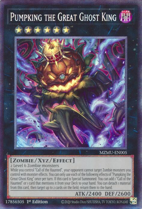 Pumpking the Great Ghost King (Collector's Rare) [MZMU-EN005] Collector's Rare | Exor Games New Glasgow