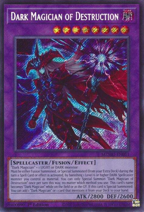 Dark Magician of Destruction [MZMU-EN011] Secret Rare | Exor Games New Glasgow