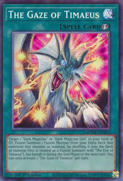 The Gaze of Timaeus (Collector's Rare) [MZMU-EN013] Collector's Rare | Exor Games New Glasgow