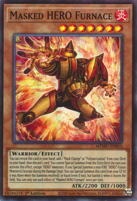 Masked HERO Furnace [MZMU-EN015] Super Rare | Exor Games New Glasgow